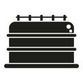 Kerosene tank reserve icon simple vector. Station barrel tank