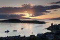 Kerrera Island and the Isle of Mull from Oban Royalty Free Stock Photo