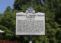 Kerrville Presbyterian Church Marker, Millington, Tennessee Royalty Free Stock Photo