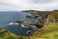 The Kerry Cliffs in the southwest of Ireland.