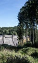 Kerspe dam in the Bergisches Land Royalty Free Stock Photo