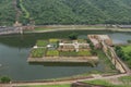 Kesar Kyari Gardens from Amber palace, Jaipur, India