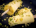 Kesar Pista Kulfi Royalty Free Stock Photo