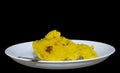 Kesari or semolina dessert, Indian traditional dessert Royalty Free Stock Photo