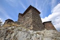 Keselo Fortress Towers in Upper Omalo Village, Tusheti, Georgia