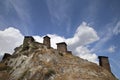 Keselo Fortress Towers in Upper Omalo Village, Tusheti, Georgia