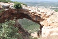 Keshet Cave Reserve Park, North of Israel Royalty Free Stock Photo