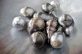 Keshi Tahitian Black Pearls Royalty Free Stock Photo