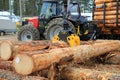 Kesla Timber Grapple ProG 25 at Work Demo Royalty Free Stock Photo