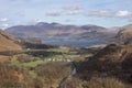 Keswick and Derwentwater from Castle Crag