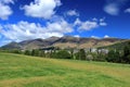 Lake District National Park with Keswick Town below Latrigg Peak, Cumbria, England