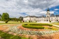 Keszthely, Beautiful Baroque Palace of the Festetics family, Helikon Palace, Historical architecture in Hungary Panorama