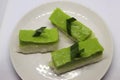 Ketan Talam Pandan Cake culinary from Indonesia