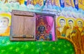 Blue Buddha statue in Bogoda Temple, Sri Lanka