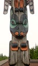 Ketchikan, Alaska: Closeup of a Tlingit totem