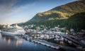 Ketchikan alaska downtown of a northern USA town