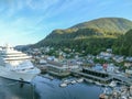 Ketchikan alaska downtown of a northern USA town