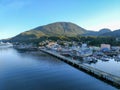 Ketchikan alaska downtown of a northern USA town