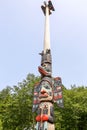 Ketchikan, Alaska, Native Alaskan Tlingit totem pole