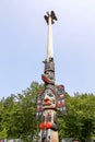 Ketchikan, Alaska, Native Alaskan Tlingit totem pole