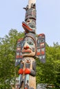 Ketchikan, Alaska, Native Alaskan Tlingit totem pole