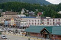 Ketchikan, Alaska: Shops at the harbor await the arrival of tourists