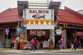 Ketchikan, Alaska: A salmon market on the main street