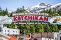 Ketchikan alaska welcome to salmon capital of the world sign