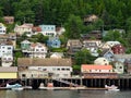 Ketchikan on the water Royalty Free Stock Photo