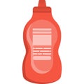 Ketchup bottle icon sauce vector catsup condiment