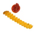 Ketchup with French fry Royalty Free Stock Photo