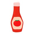 Ketchup icon, cartoon style Royalty Free Stock Photo