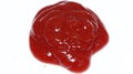 Ketchup sauce on a white background Royalty Free Stock Photo