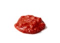 Ketchup Splash or Tomato Sauce Blob Isolated