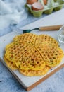 Keto Chaffles Royalty Free Stock Photo