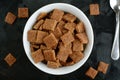 Keto Cinnamon Toast Crunch - with almond flour and sugar substitute Royalty Free Stock Photo