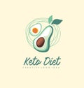 Keto diet logo design idea