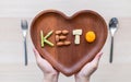 Keto food for ketogenic diet, healthy nutritional food eating lifestyle for good heart health with high protein, fat, low-carb Royalty Free Stock Photo
