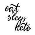 Keto lettering inscription phrase