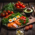 Ketogenic diet, low carbohydrate diet, the idea of conscious consumption of foods high in healthy fats, healthy eating, food for