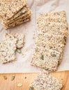 Ketogenic low carb crackers
