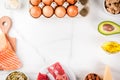 Ketogenic low carbs diet ingredients Royalty Free Stock Photo