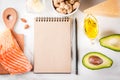 Ketogenic low carbs diet ingredients Royalty Free Stock Photo