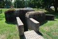 A well preserved German bunker stands in Ketrzyn and is constructed in 1943