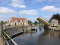 Kettingbrug a bridge in Workum Royalty Free Stock Photo