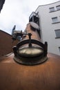 Kettle in a beer brewery Royalty Free Stock Photo