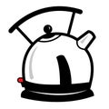 Kettle cartoon illustration