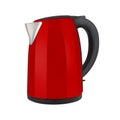 Kettle electric in on white background Royalty Free Stock Photo