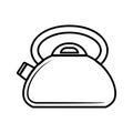 kettle icon. Element of kitchen tools for mobile concept and web apps icon. Thin line icon for website design and development, app Royalty Free Stock Photo