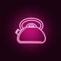 kettle icon. Elements of kitchen tools in neon style icons. Simple icon for websites, web design, mobile app, info graphics Royalty Free Stock Photo